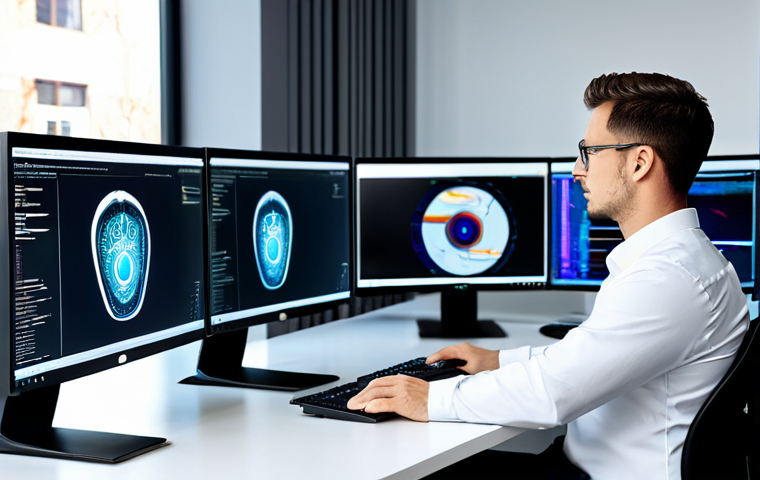 AI Specialist in a Modern Office**
"A professional AI specialist, fully clothed in appropriate business attire, working at a sleek workstation in a modern, brightly lit office. Code is visible on multiple monitors. The atmosphere is collaborative and innovative. Safe for work, appropriate content, perfect anatomy, natural proportions, well-formed hands, proper finger count, professional."
**