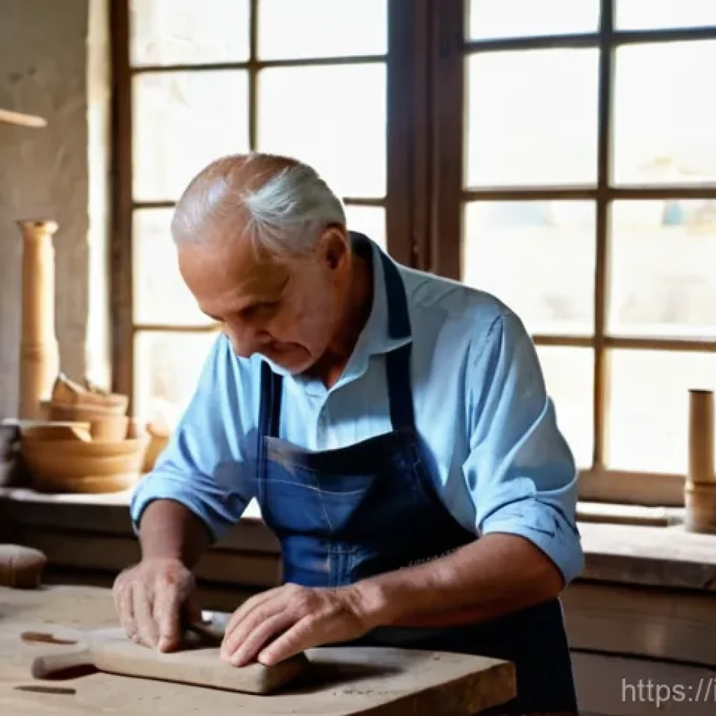 청소년지도사와 청소년 멘토링 프로그램 - **Image Prompt 1: The Artisan's Workshop – Mentorship in Action**
"A candid, warm photograph cap...