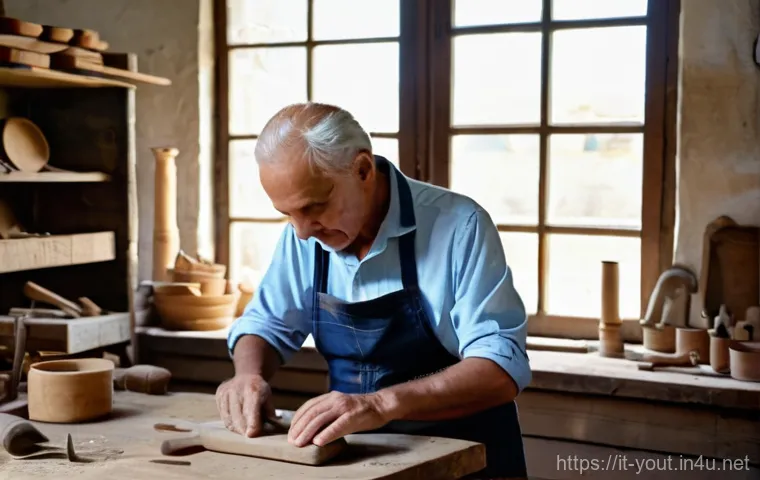 청소년지도사와 청소년 멘토링 프로그램 - **Image Prompt 1: The Artisan's Workshop &ndash; Mentorship in Action**
    "A candid, warm photograph cap...