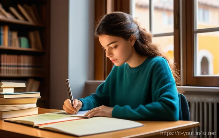 청소년지도사 시험 과목별 학습법 - **Prompt 1: Focused Study and Strategic Planning**
    "A photorealistic image of a diligent young f...