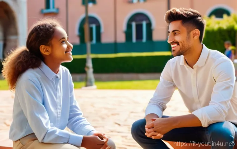 청소년지도사와 청소년 놀이 프로그램 - **Empathetic Educator Guiding Italian Youth in a Discussion:**
    A diverse group of 6-8 Italian te...