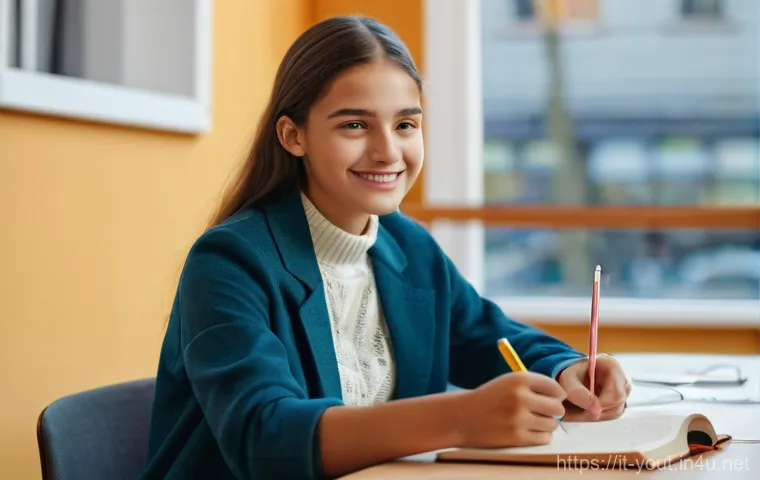 청소년지도사와 청소년 가족 상담 사례 - **"Youth Guidance Counselor Session: Finding Direction"**
A bright, warm image showing a teenage...