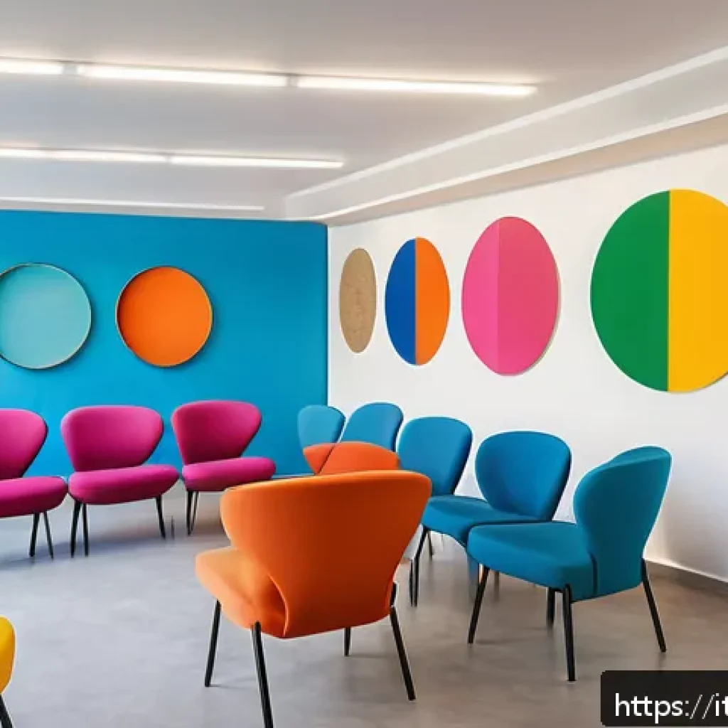 청소년지도사와 청소년 정신건강 프로그램 - A warm, inviting community center room in Italy designed for adolescent psychological support sessio...