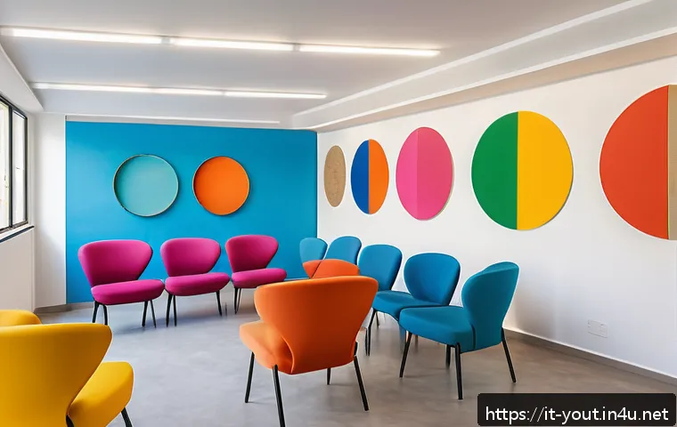 청소년지도사와 청소년 정신건강 프로그램 - A warm, inviting community center room in Italy designed for adolescent psychological support sessio...